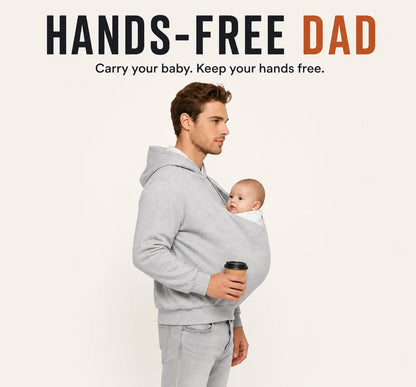 Hands-free dad: carry your baby, keep your hands free