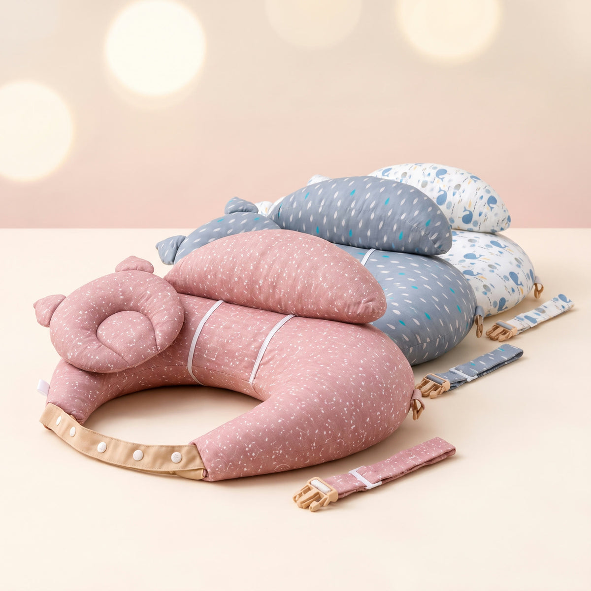Three LittleSnug Feeding Pillow sets